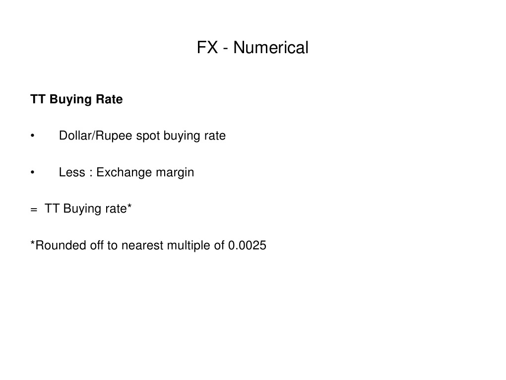 FX - Numerical: TT Buying Rate | PDF | Exchange Rate | United States Dollar