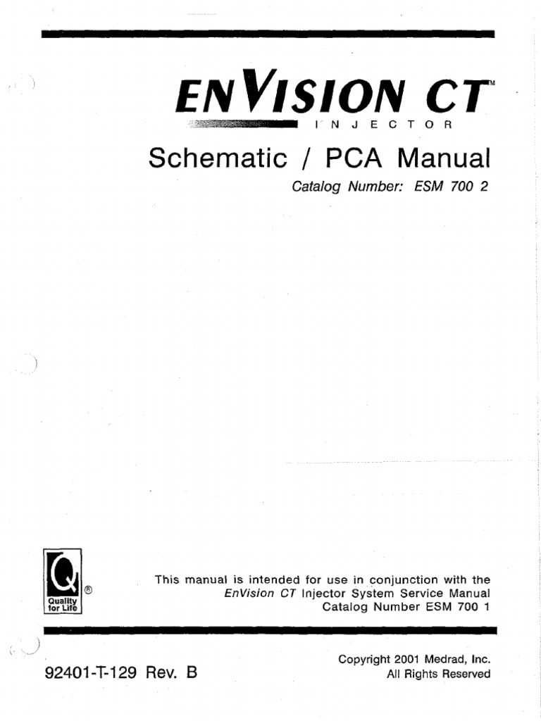 EnVision CT Injector System Manual | PDF | Infographics | Conceptual Model