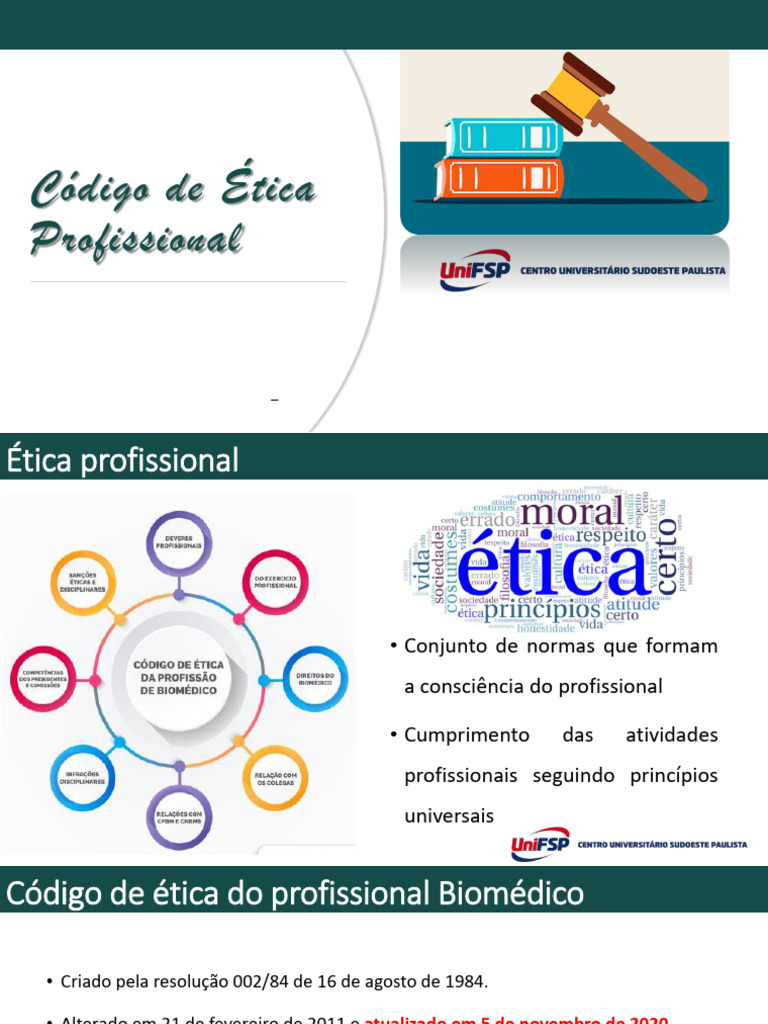 Código de Ética do Profissional Biomédico | PDF | Publicidade