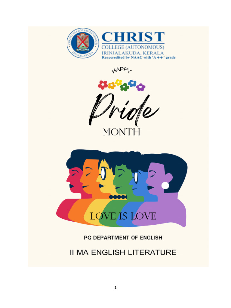Pride Month Book Recommendations | PDF | Gender | Gender Studies