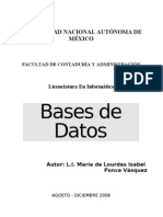 Bases de Datos Unidad 2