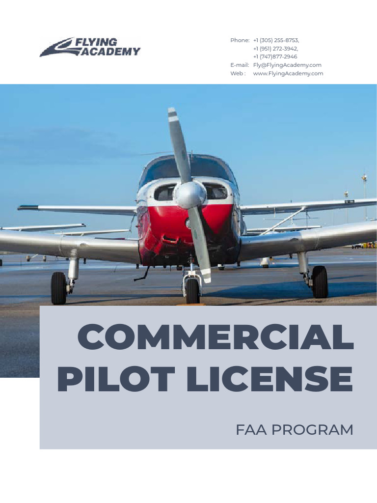 FAA Commercial Pilot License Training | PDF | Aviation | Aerospace