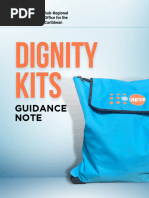 Dignity Kit Distribution Guidance Note | PDF | Dignity