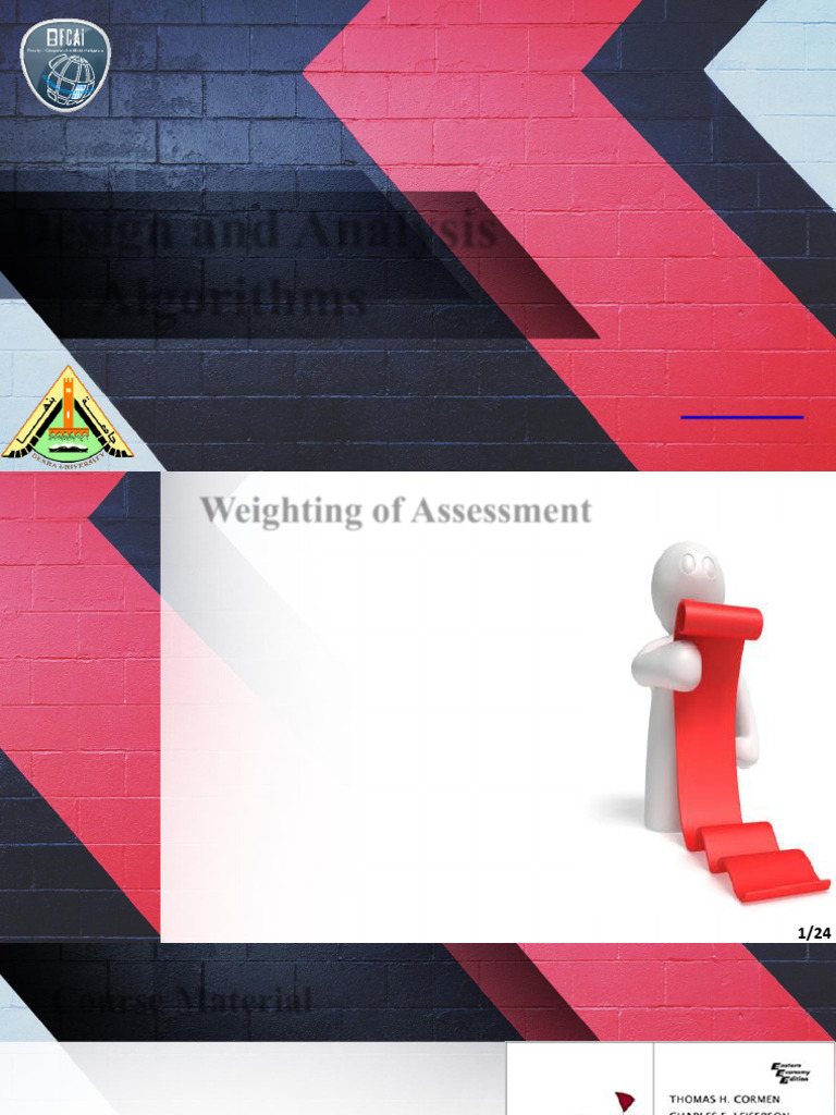 Algorithms Design and Analysis Overview | PDF | Algorithms | Mathematics