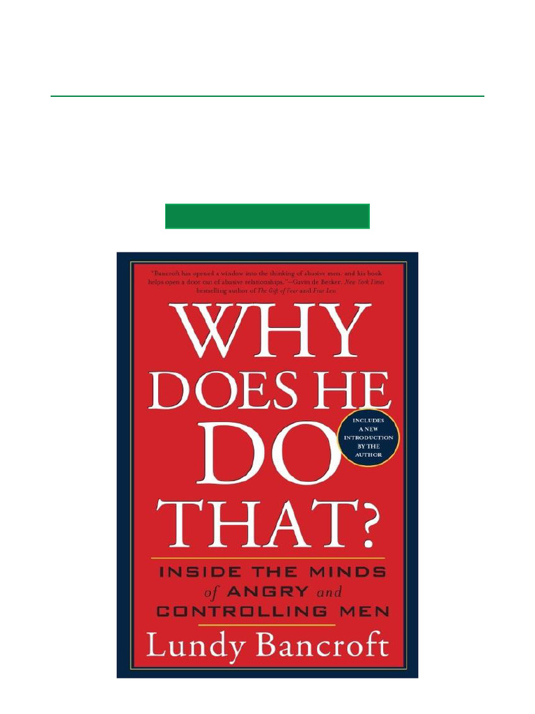Why Does He Do That?   Inside the Minds of Angry and Controlling Men Scribd Download