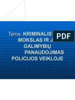 1 Koliui Kriminalistikos Technika