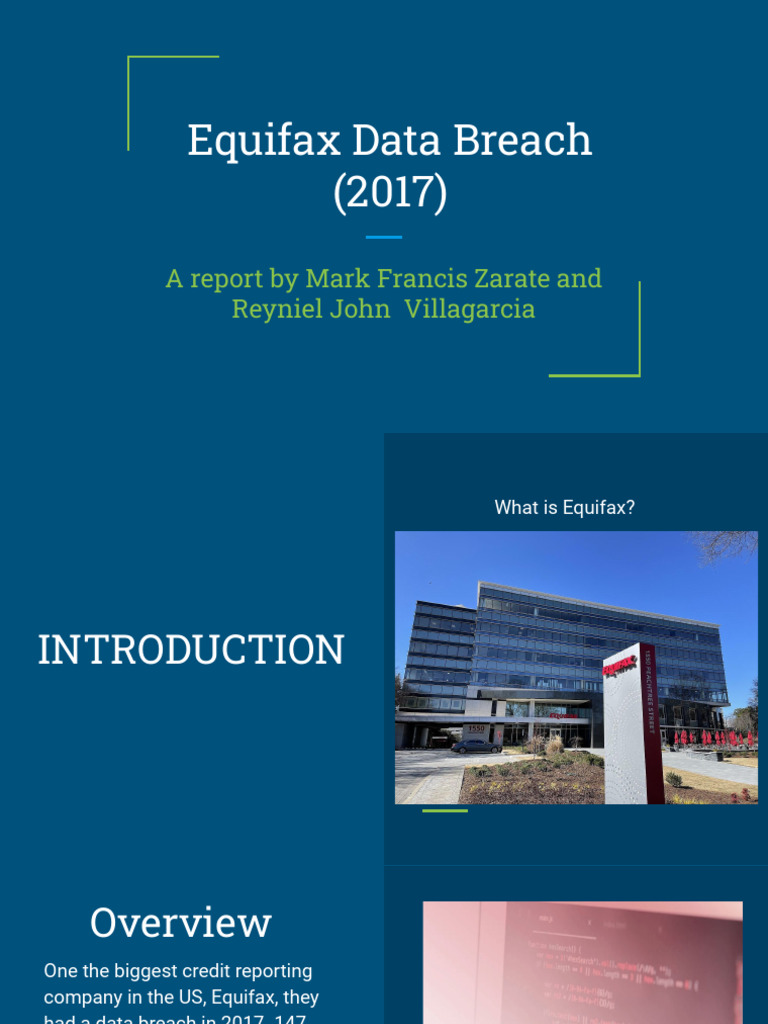 Equifax 2017 Data Breach Overview | PDF