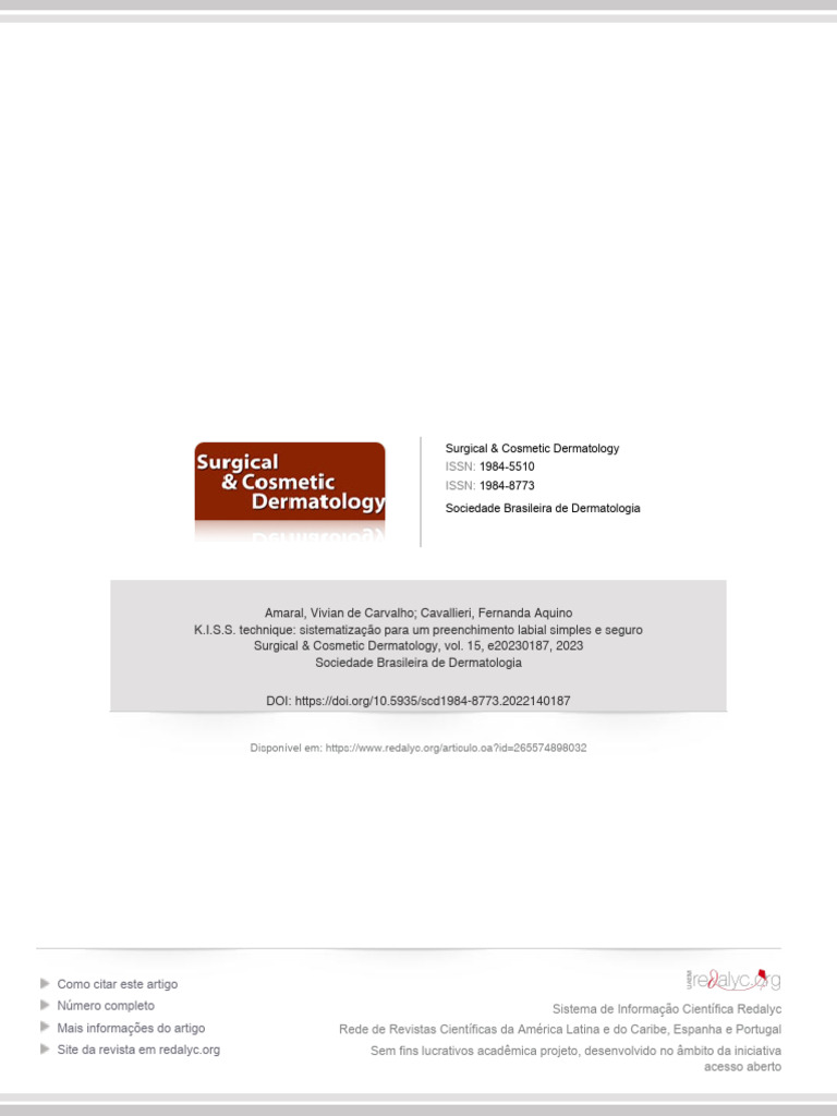 Técnica K.I.S.S. para Preenchimento Labial | PDF