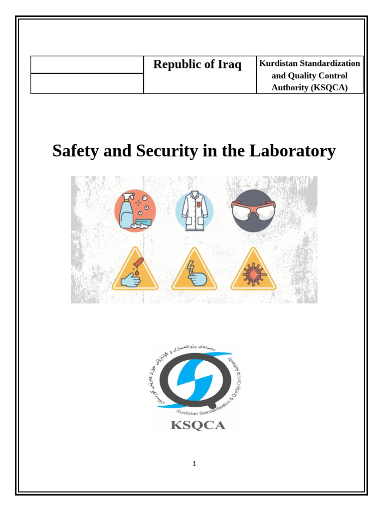 Safety and Security in The Laboratory | PDF | Acid | Oxide