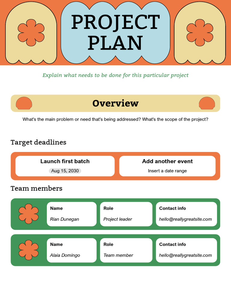 Project planner | PDF | Computing