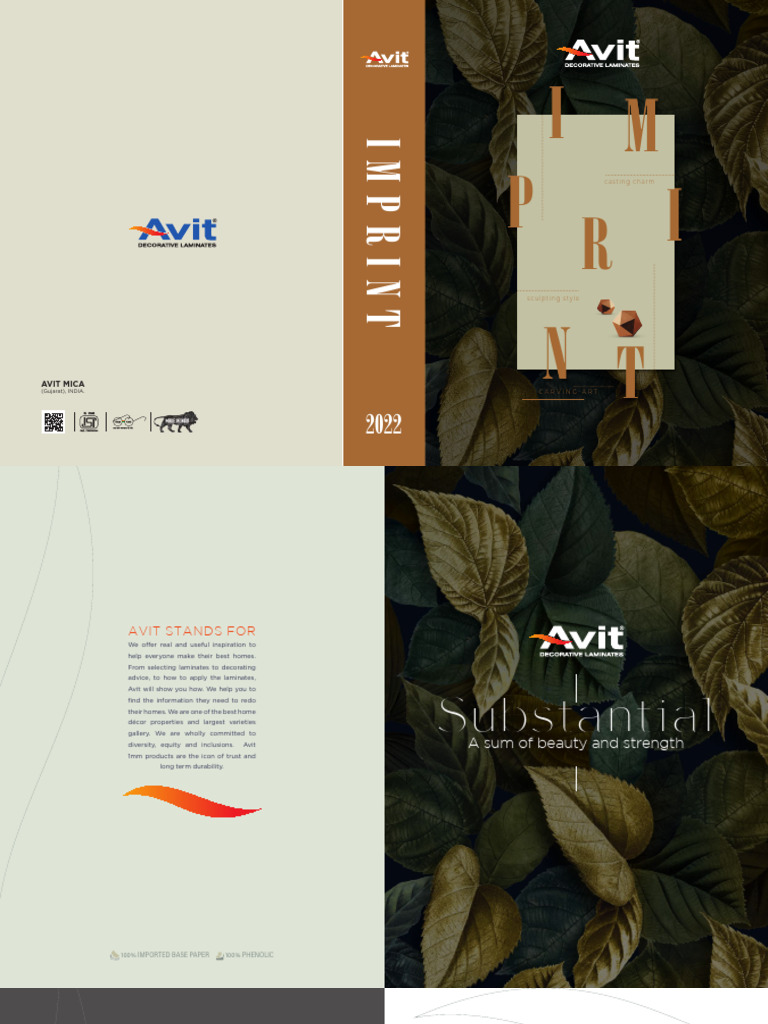 Avit Laminates 2022 Catalogue PDF | PDF | Lamination