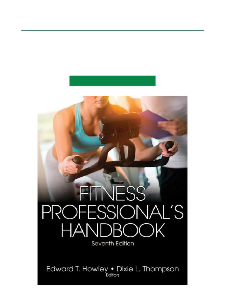Fitness Professional's Handbook, 7th Ed. | PDF | Physical Fitness ...