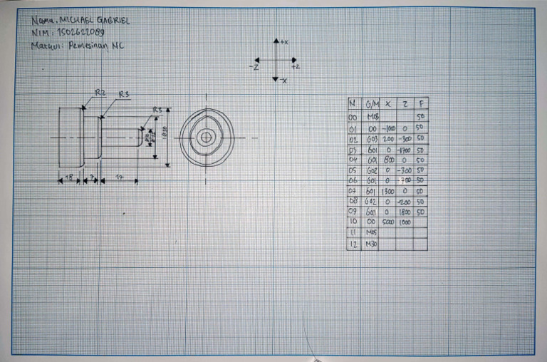 Michael Gabriel - Pemesinan NC - Program Metode Inkremental | PDF