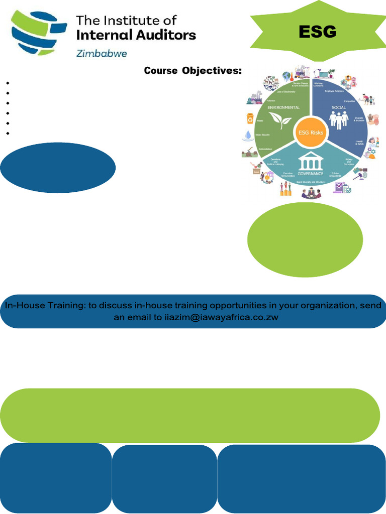 Environment, Social and Governance (ESG) Workshop | PDF