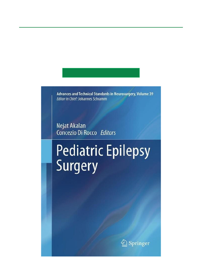 Pediatric Epilepsy Surgery Insights | PDF | Epilepsy | Nervous System