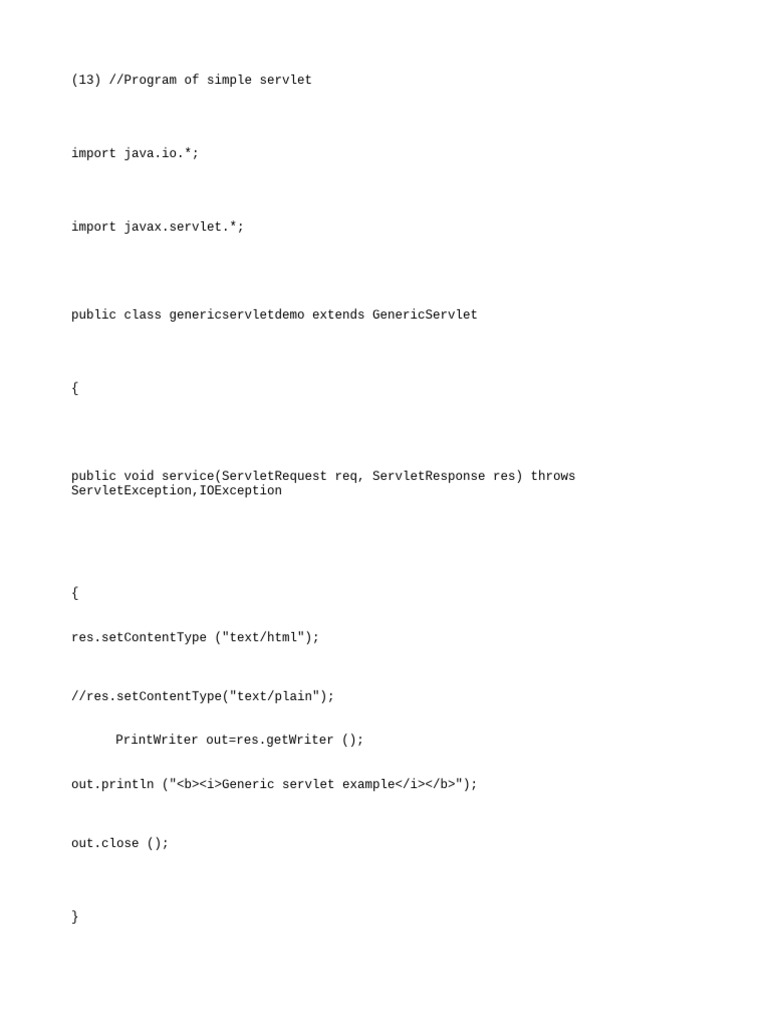 J2EE CH - 2 Program 13 To 25 | PDF | Java Enterprise Platform | Java ...