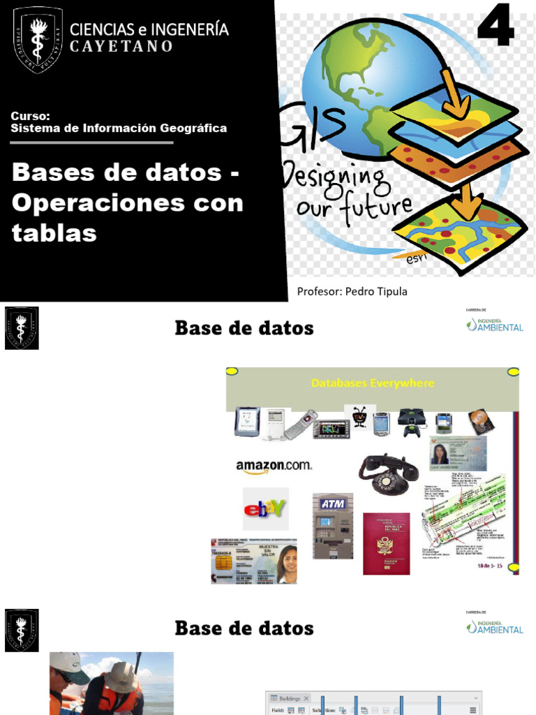 SEMANA 4 Operaciones Con Tablas | PDF | Bases de datos | Datos