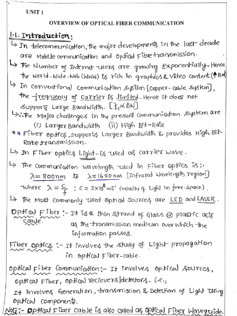 Oc Unit 1 | PDF