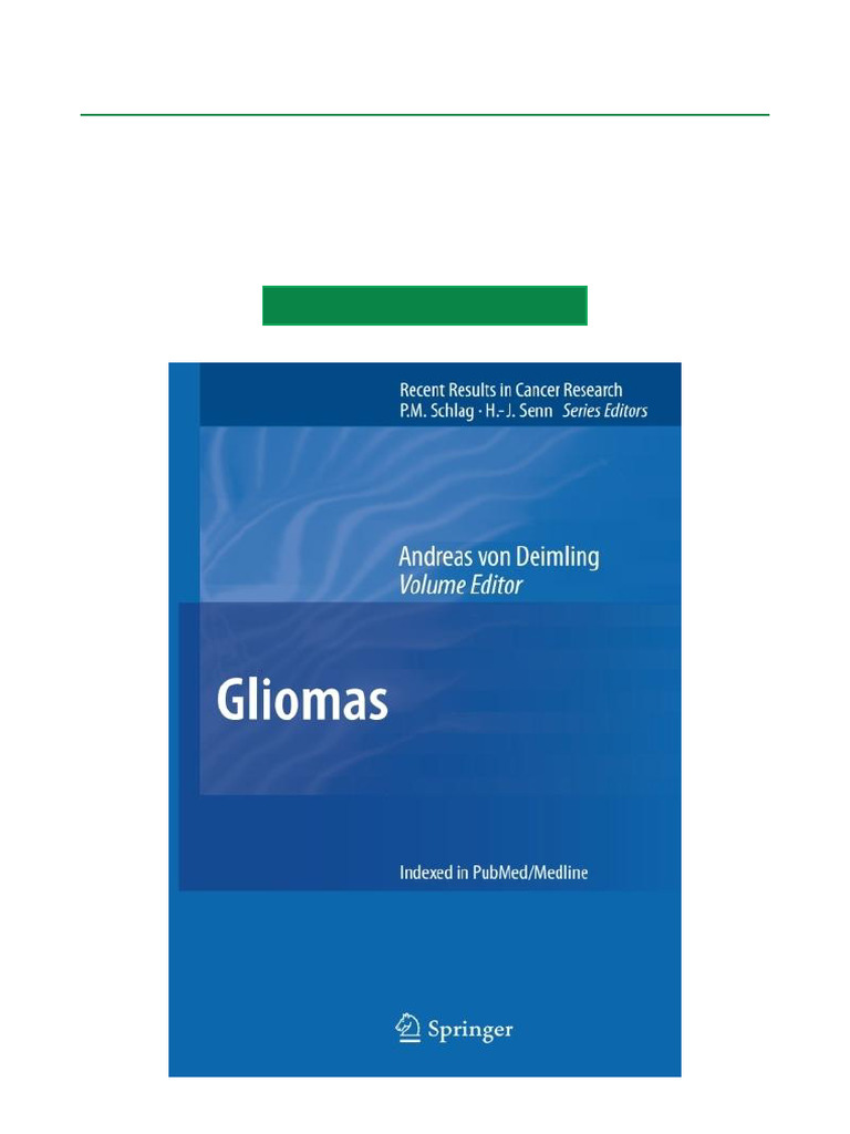 Gliomas: Comprehensive Guide 1st Ed | PDF | Glioma | Angiogenesis