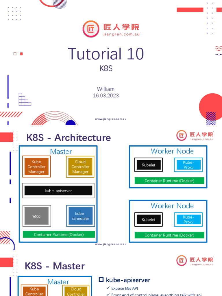 K8S Architecture and Components Overview | PDF | Distributed Computing ...