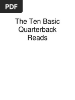 The Ten Basic Quarterback Reads