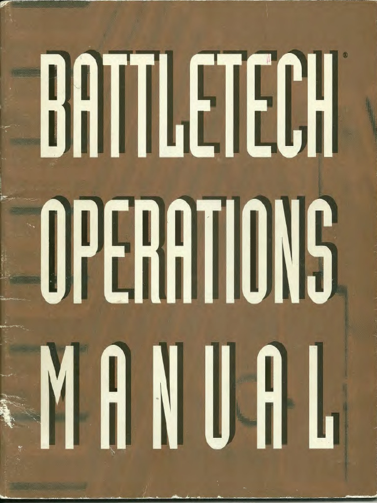 BattleTech VGL-Sys Cockpit Manual | PDF | Battle Tech