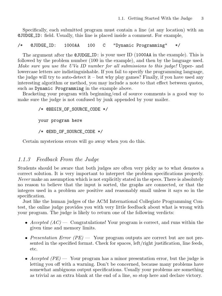 Submitting Programs to the Judge | PDF | Software Engineering ...