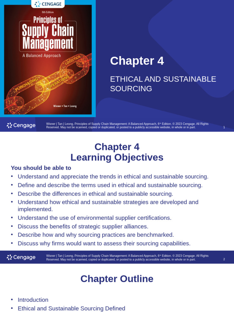 Ethical and Sustainable Sourcing Strategies | PDF | Supply Chain ...
