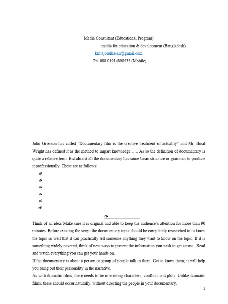 7 | PDF | Documentary Film | Filmmaking