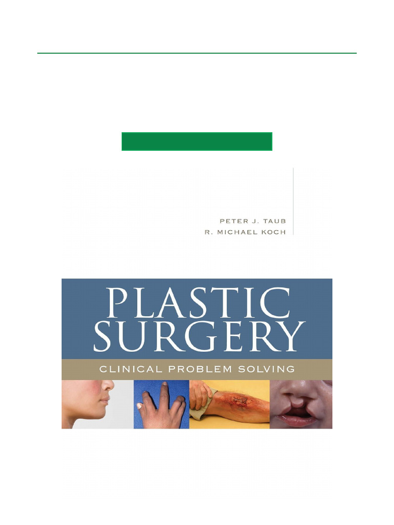 Plastic Surgery Clinical Problem Solving 1st Edition Secure Download ...