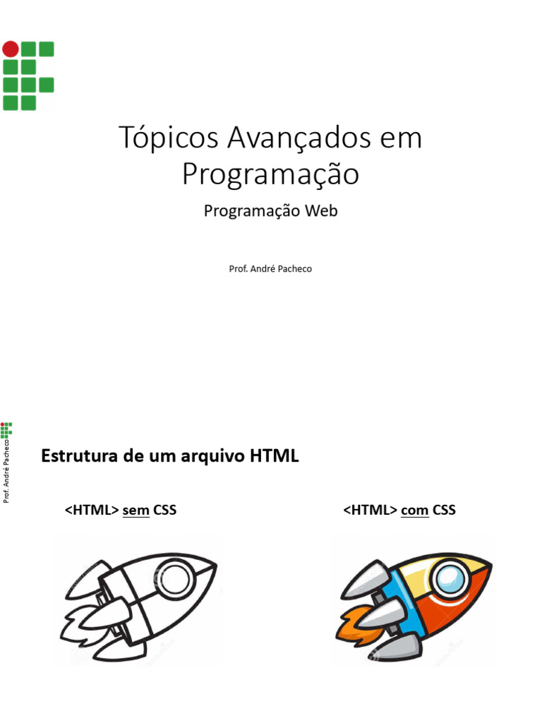 TAP - Modulo 2 - Formulario e CSS | PDF | Html | Modelo de cores RGB