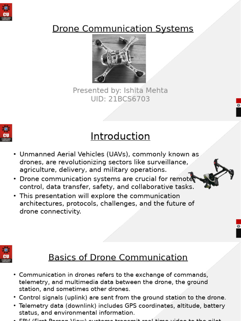 Drone Communication Systems Overview | PDF | Unmanned Aerial Vehicle ...