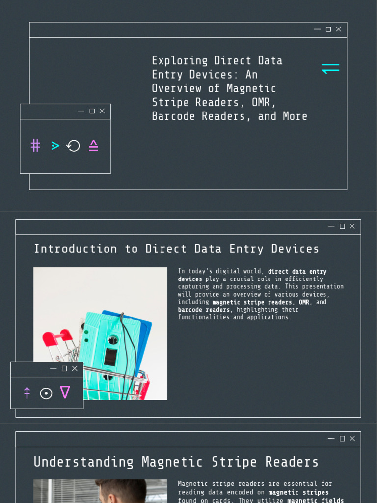 Overview of Data Entry Devices | PDF | Barcode | Computing