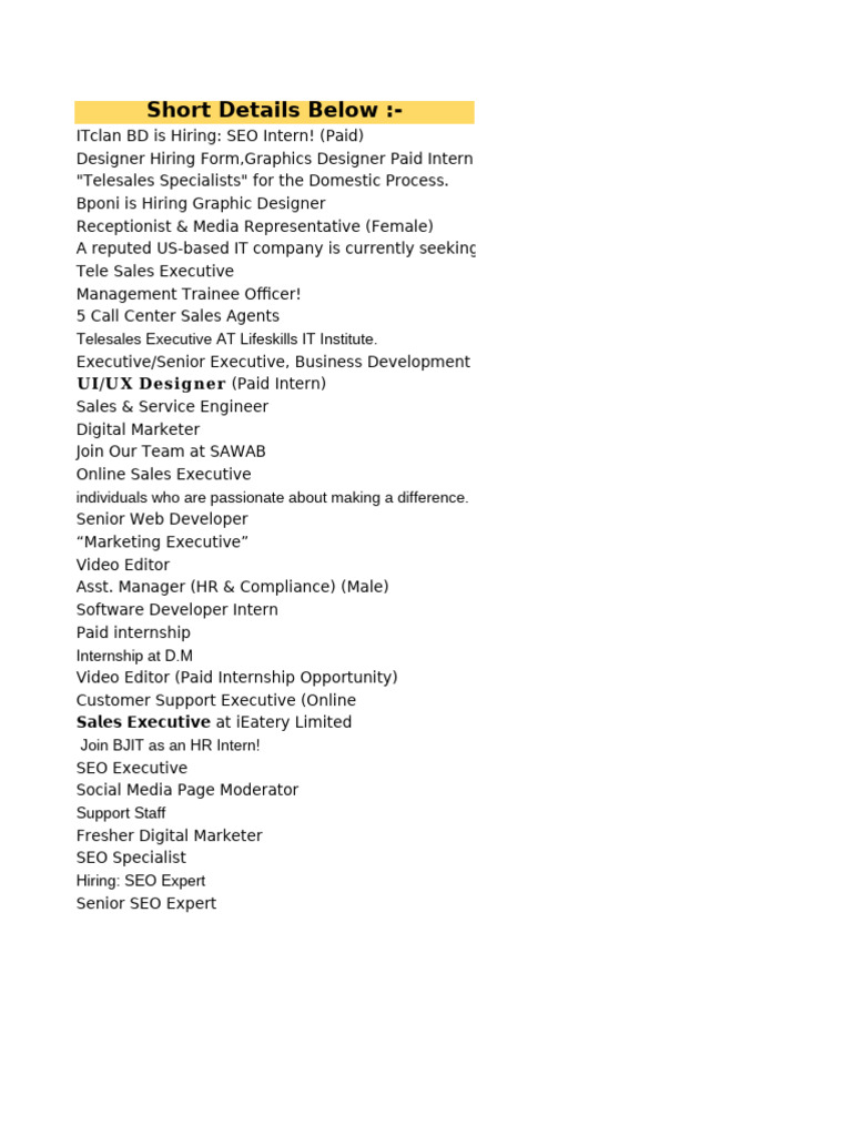 Last 10 Days Job Hiring Updates | PDF | Business | Learning Programs