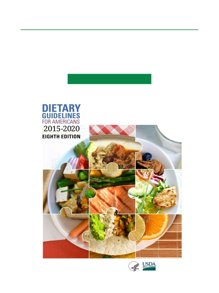 Dietary Guidelines for Americans 2015-2020 | PDF | Healthy Diet | Diet ...
