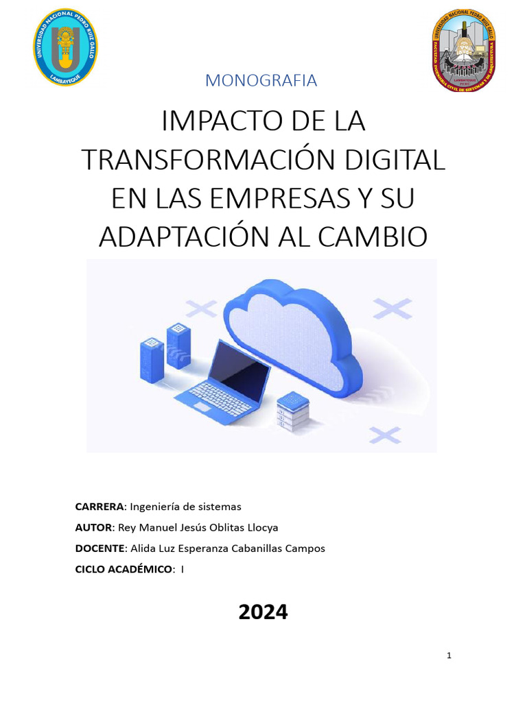 Impacto de la Transformación Digital en Empresas | PDF | Inteligencia ...