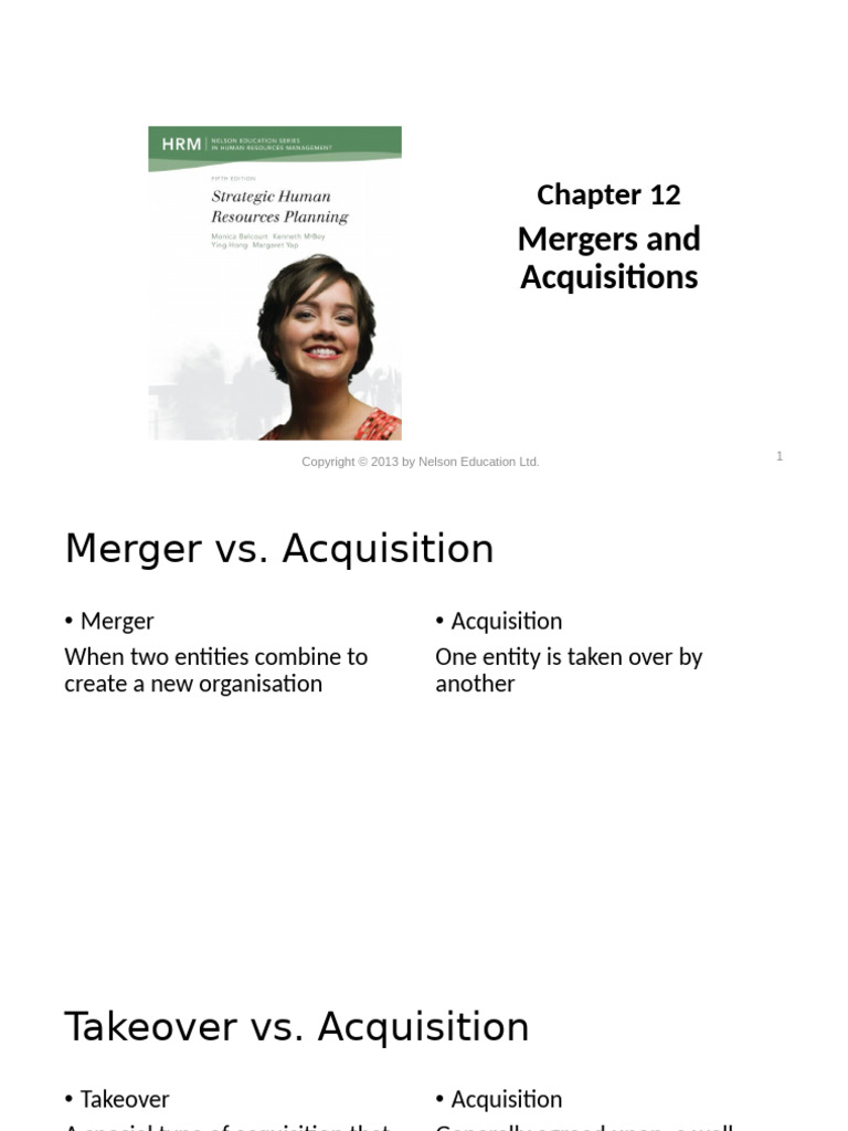 M&A1 | PDF | Mergers And Acquisitions | Takeover