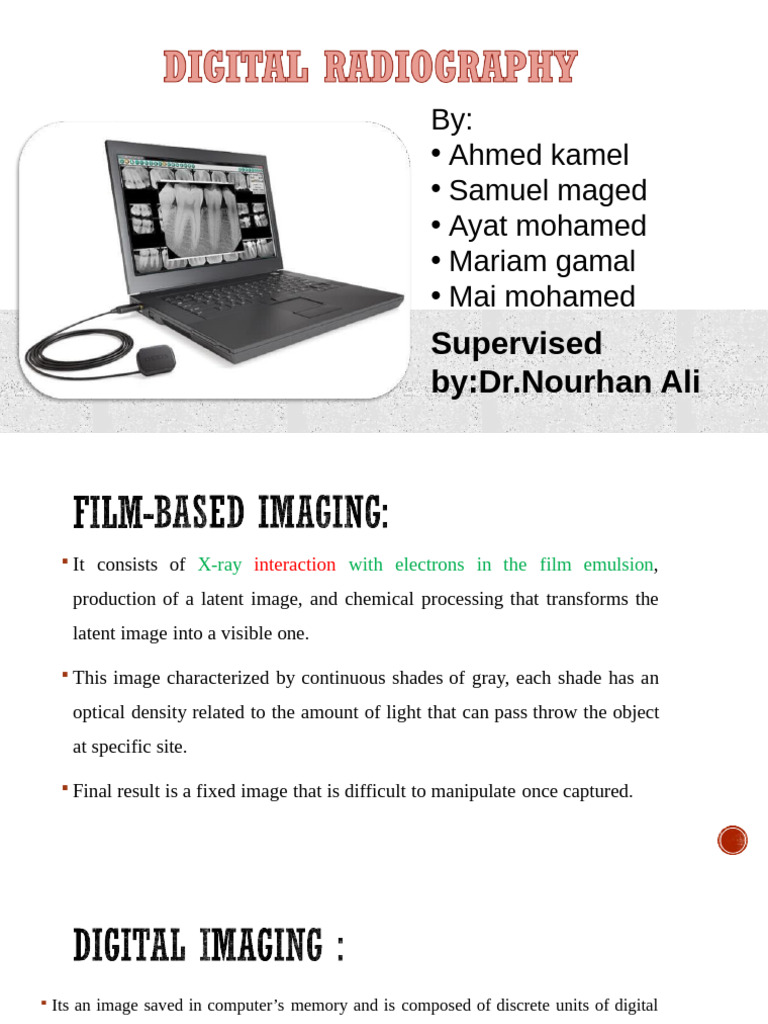 X-ray Digital Imaging Techniques Explained | PDF | Radiography | Charge ...