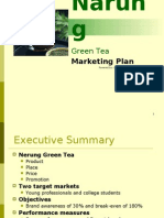 Download Green Tea Marketing Plan by ALI HADI SN8586782 doc pdf