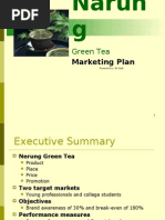 Download Green Tea Marketing Plan by ALI HADI SN8586782 doc pdf