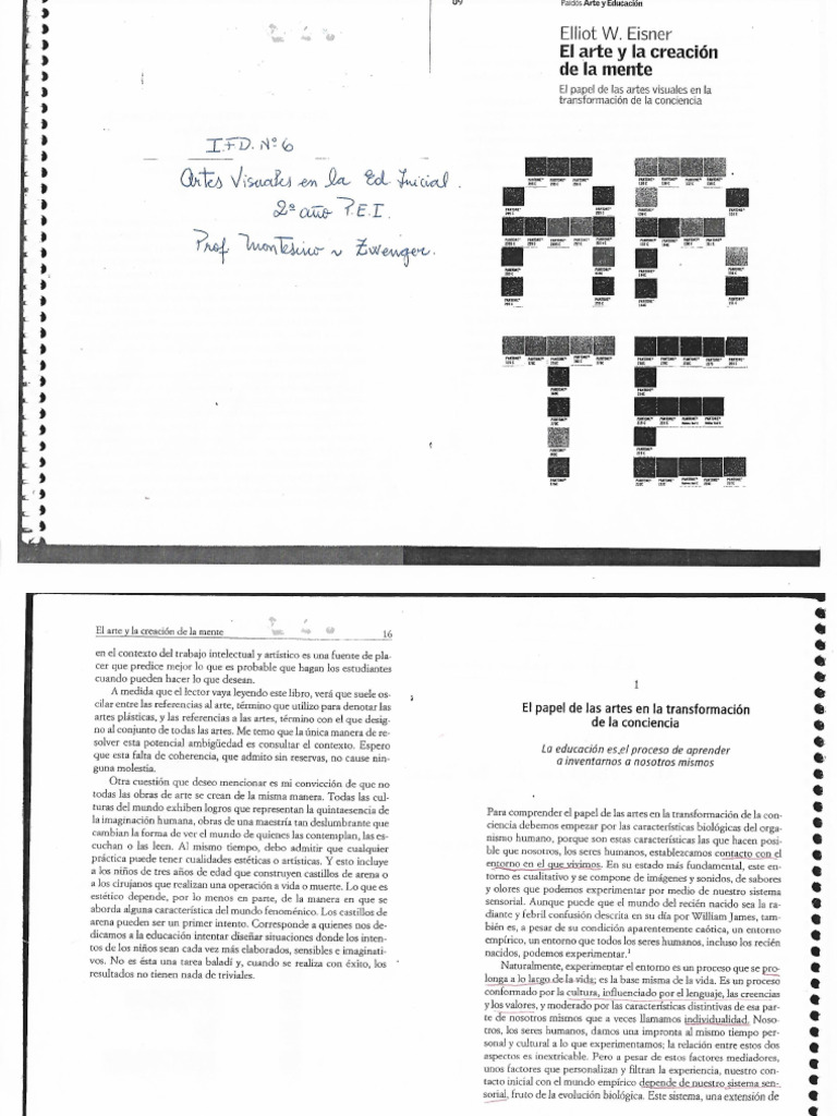 Eisner. El Arte y La Creacion de La Mente. Cap.1 | PDF