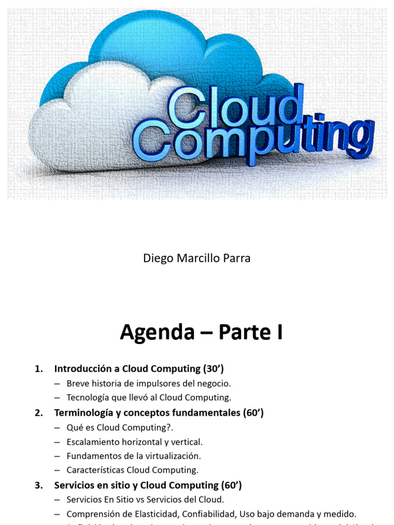 Introducción al Cloud Computing y Virtualización | PDF | Computación en ...