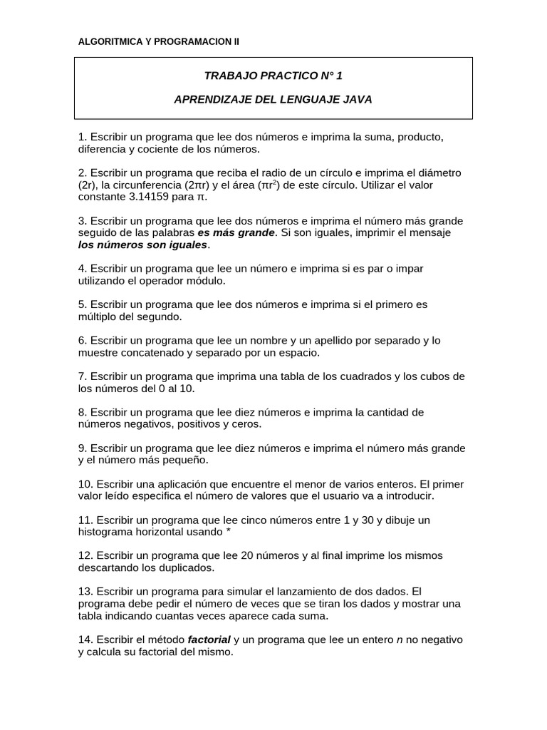 TP 01 | PDF | Pi | Matemática Elemental