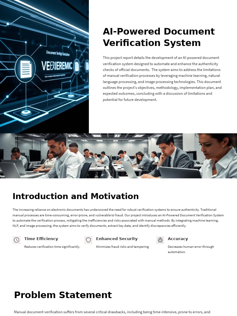 Document Verification | PDF | Optical Character Recognition | Machine ...