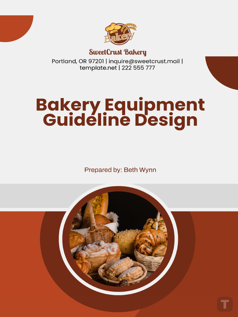 Bakery Equipment Guideline Design Template | PDF