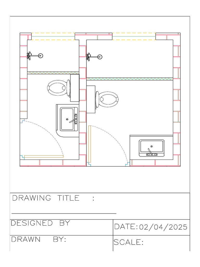Toilet Layout | PDF