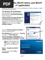 Download Wintv v7 Manual by MTaylor1234 SN85870838 doc pdf