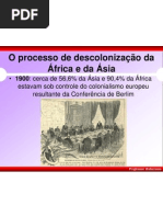 09 - O processo de descolonização da Ásia e da África (resumido)