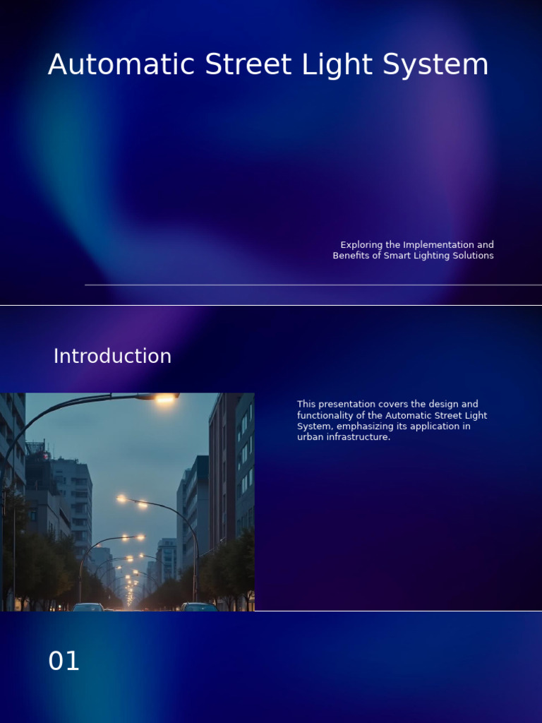 Smart Automatic Street Lighting System | PDF | Infrared | Street Light