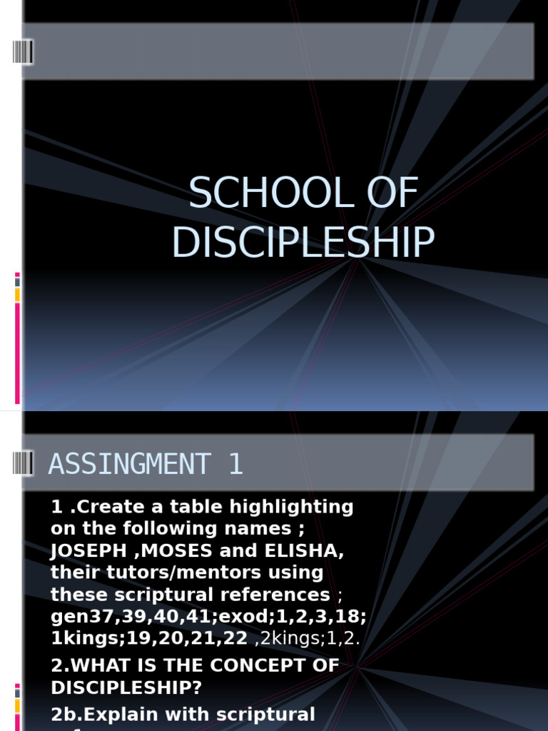 School of Discipleship | PDF